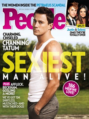Im Jahr 2012 ziert Channing Tatums Bild das Cover des «People» Magazins.