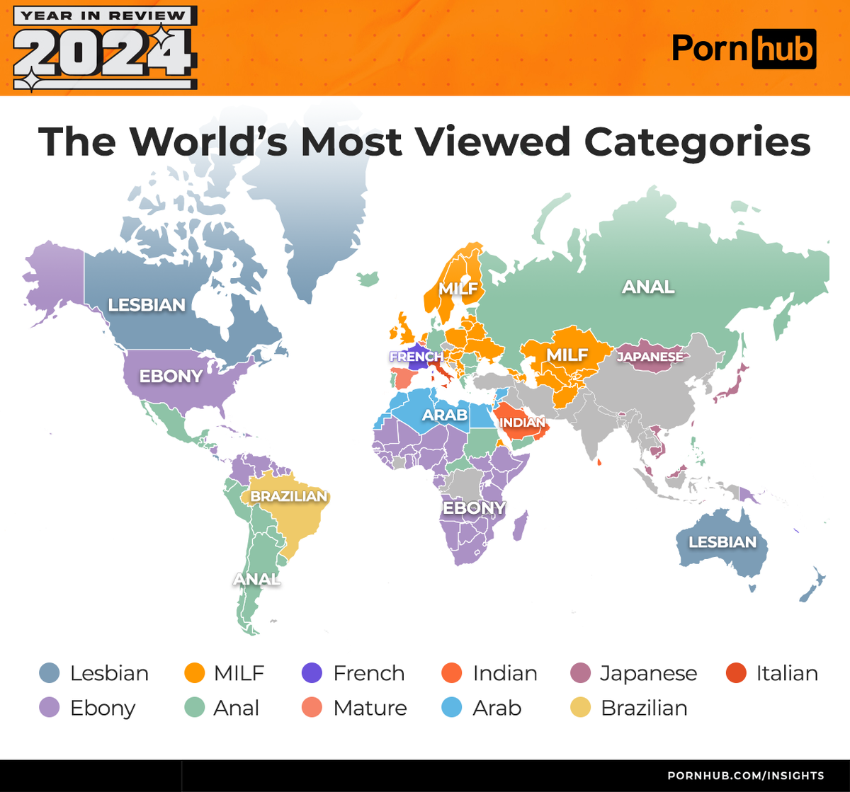 Welt Länder Kategorien Pornhub 2024