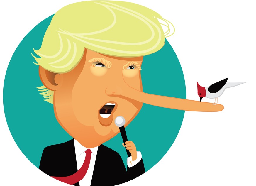 Die Lügenbilanz zum 700. Amtstag: Donald Trump, ein Pinocchio ohne Boden