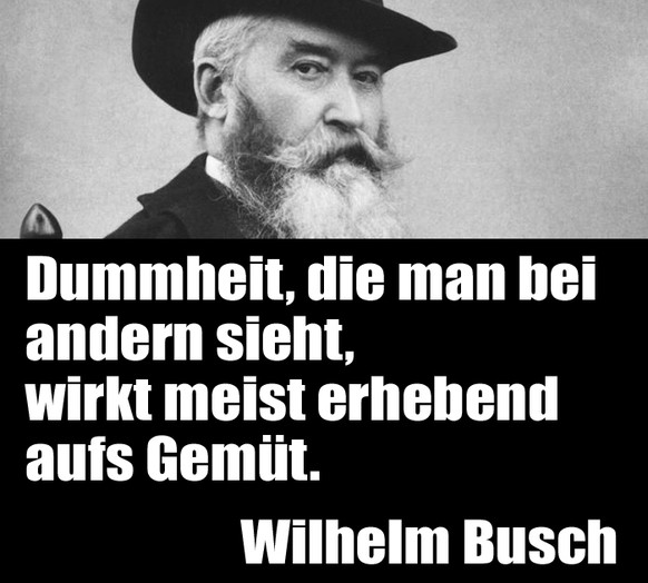 Ivanka Trump versuchte Einstein zu zitierenÂ â und scheiterte
Da wollen wir doch einmal ganz korrekt den guten alten Wilhelm Busch zitieren: