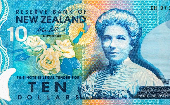 Kate Sheppard, Frauenrechtlerin aus Neuseeland. Sie war mitverantwortlich dafür, dass Neuseeland 1893 als erster souveräner Staat das Frauenstimmrecht eingeführt hat.