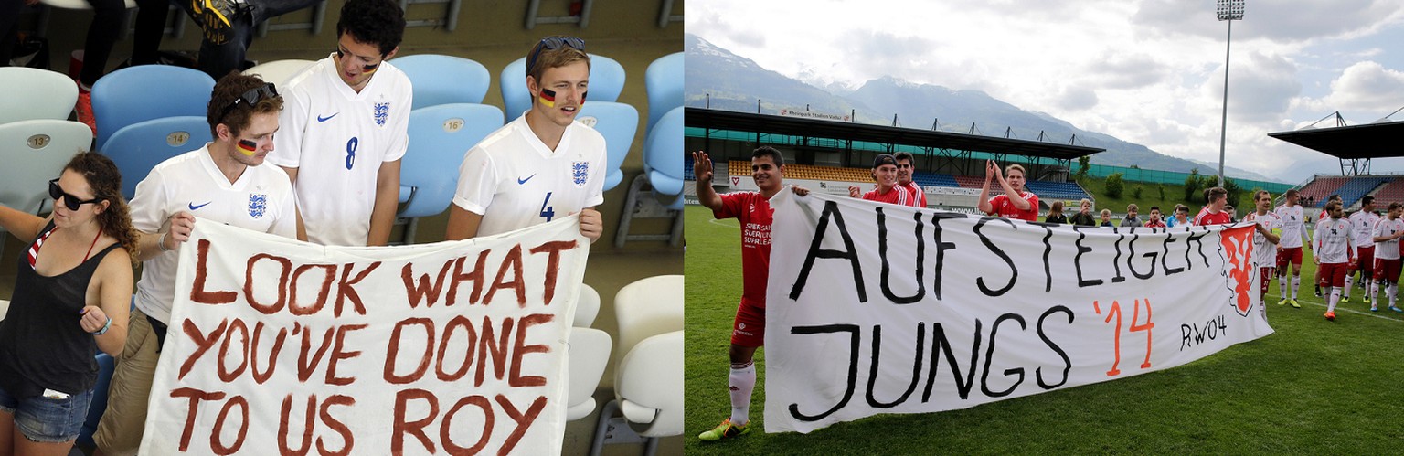 Englische Fans mussten sich bei der WM mit Deutschland freuen. Wenigstens dieses Schicksal bleibt Aufsteiger Vaduz sicher erspart.