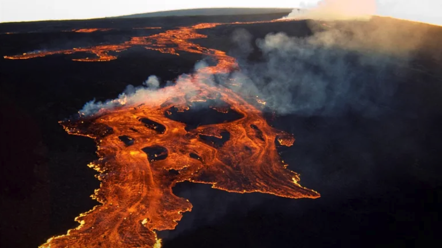 Der Ausbruch 1984: Jetzt strömt wieder Lava aus dem Mauna Loa auf Hawaii.