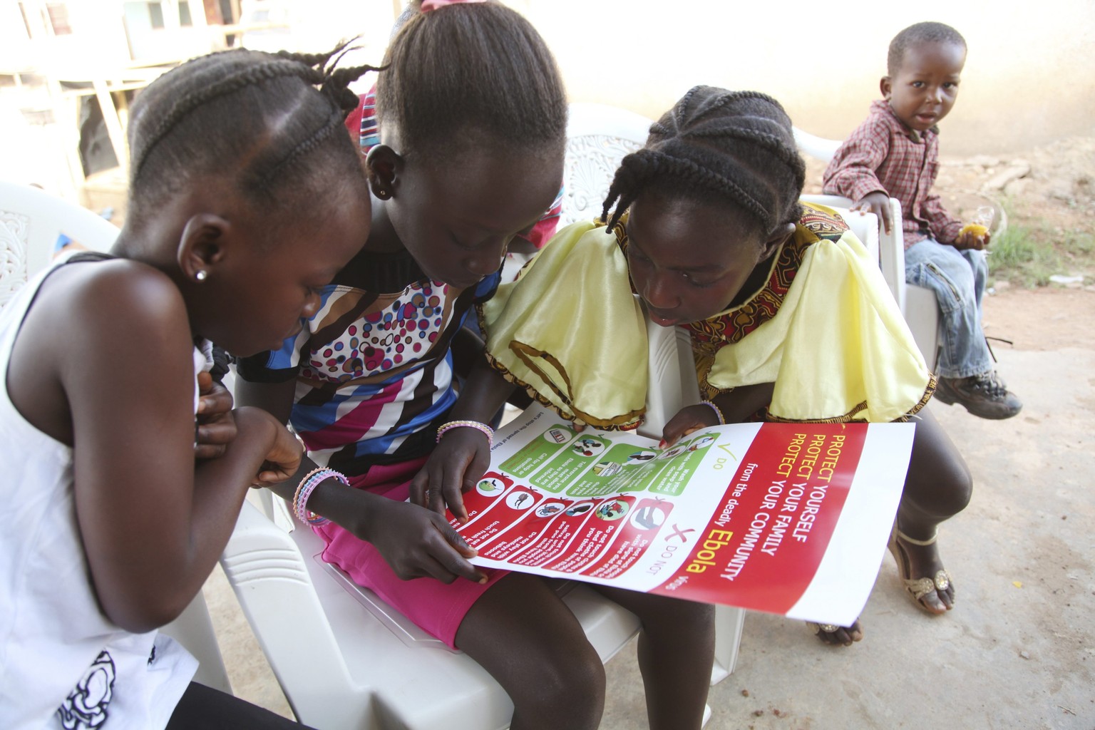 Mädchen in Liberia.