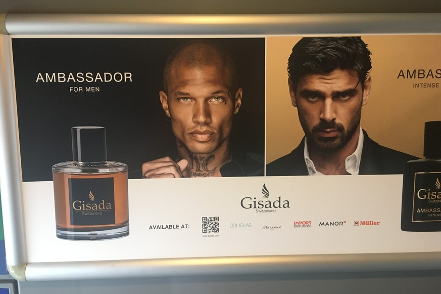 Bild von Jeremy Meeks Werbung von Gisada