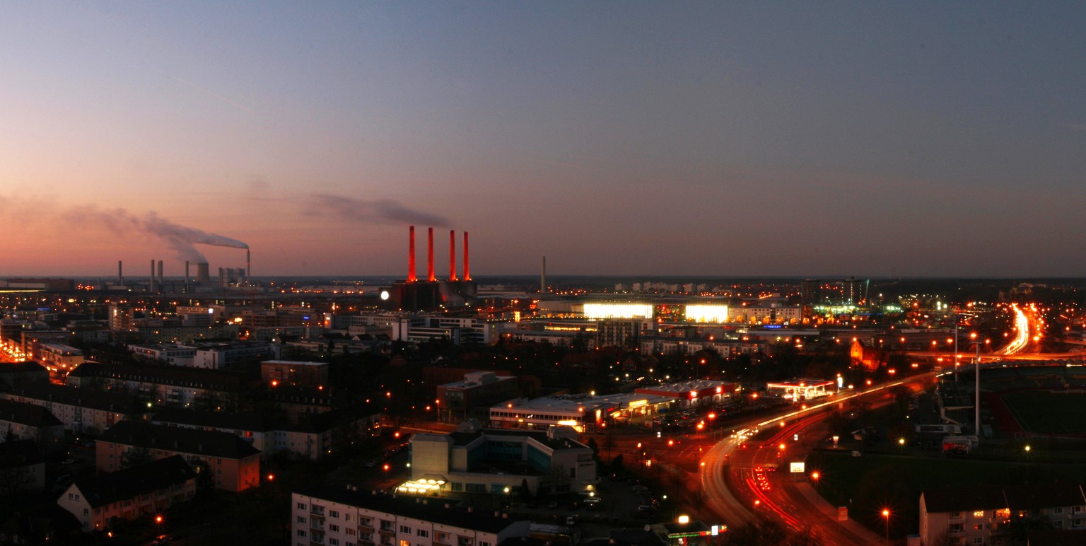 Das Panorama von Wolfsburg.