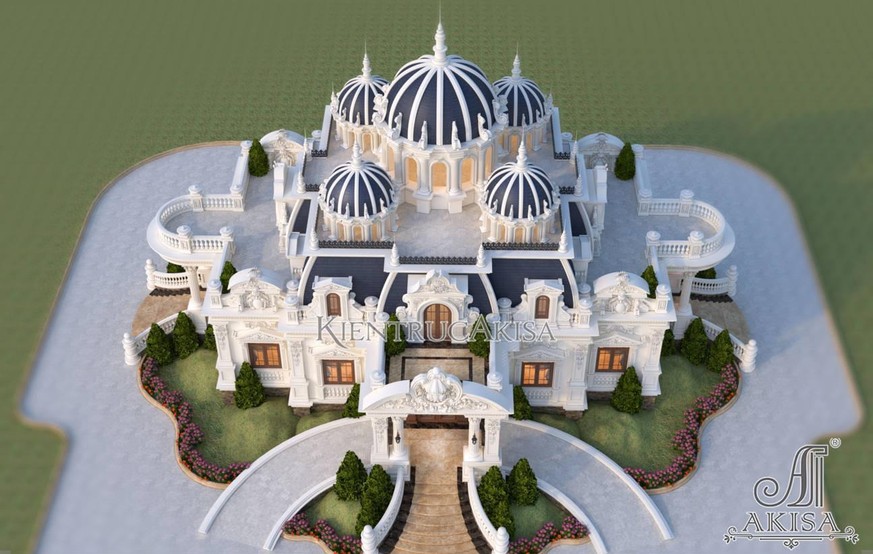 Fake französische McMansions villen architektur vietnam 
https://akisa.vn/thiet-ke-biet-thu/biet-thu-co-dien-phap