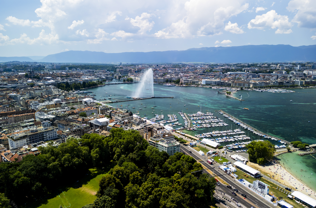 Ville de Genève vue