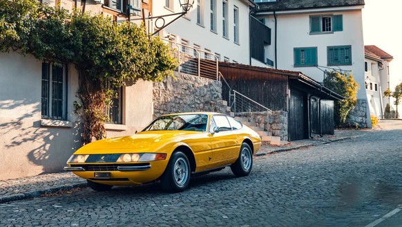 1970 Ferrari 365 GTB/4 Daytona Berlinetta by Scaglietti

CHF600,000 - CHF700,000 

Sold new by USA-based Luigi Chinetti Motors to an American resident of Geneva, Switzerland and registered on Swiss nu ...