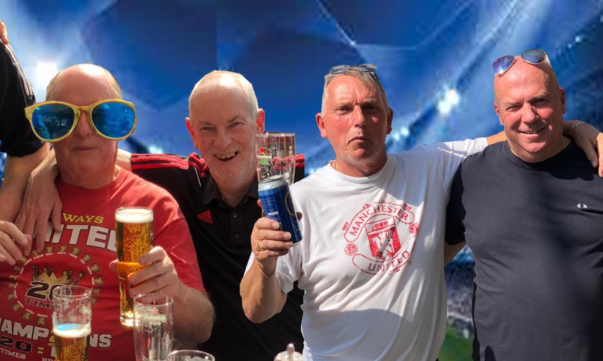 Prost! ManUnited-Fans machen Bern unsicher.