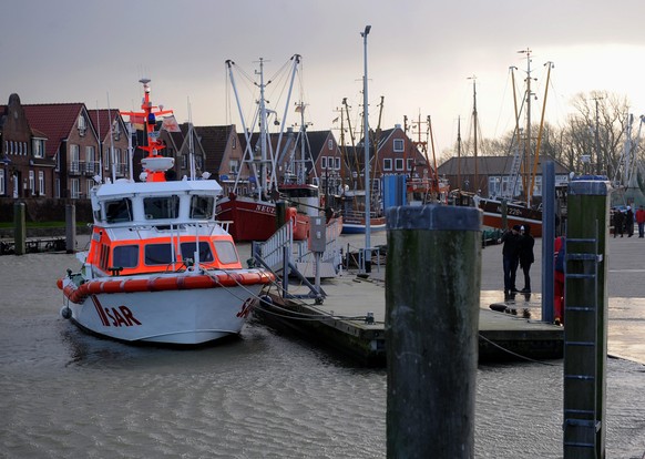 Ein Boot der DGzRS in&nbsp;Neuharlingersiel.