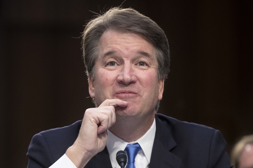 epa06998993 Circuit judge Brett Kavanaugh appears before the Senate Judiciary Committee&#039;s confirmation hearing on his nomination to be an Associate Justice of the Supreme Court of the United Stat ...