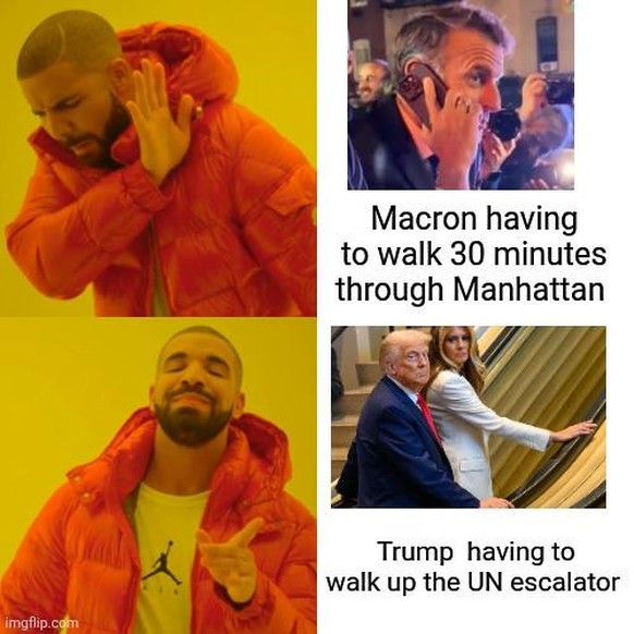 Trump Macron Meme (September 2025)
