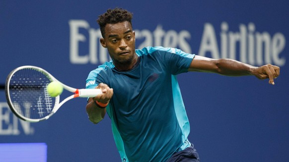 DARIAN KING (BAR) Tennis - US Open 2017 - Grand Slam ITF / ATP Tennis Herren / WTA Tennis Damen - Billie Jean King Tennis Center - New York - New York - USA - 28 August 2017. Copyright: xJuergenxHasen ...