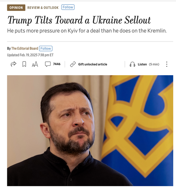 Wall Street Journal, 19. Februar