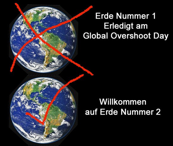 Ressourcenhunger: Weltweit bräuchte die Menschheit derzeit 1,5 Erden.