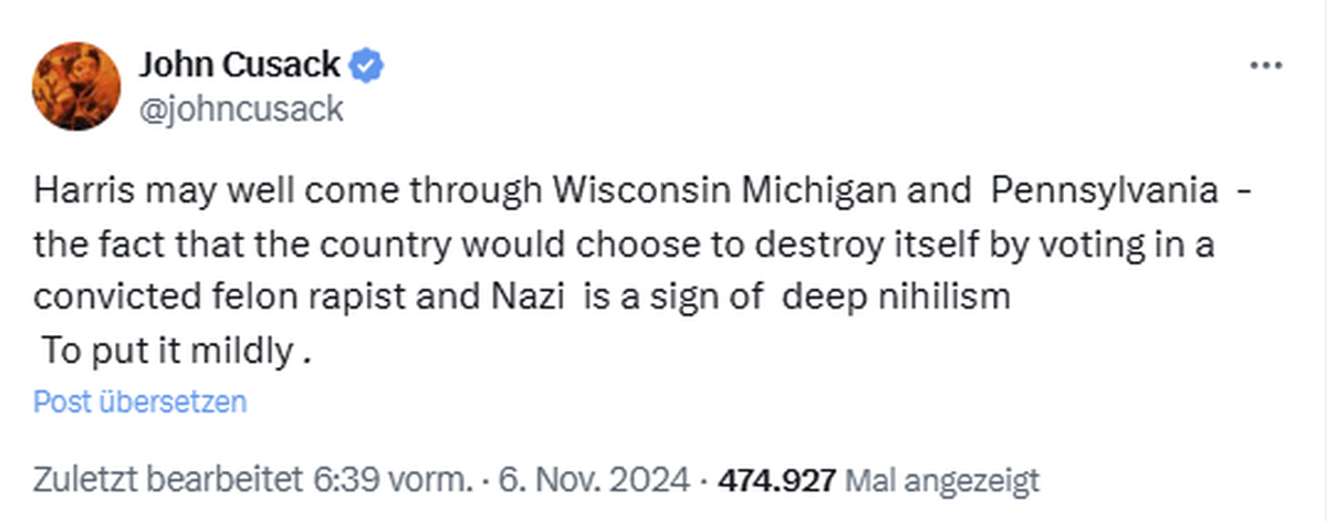 Promi Reaktionen zu Trumps Wahl