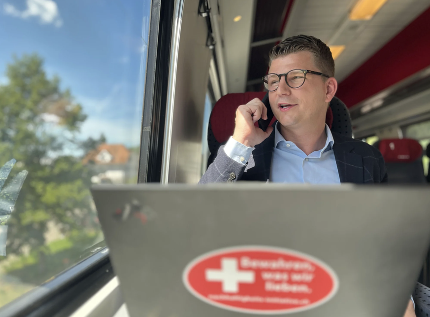 Mike Egger, SVP-Nationalrat aus St. Gallen.