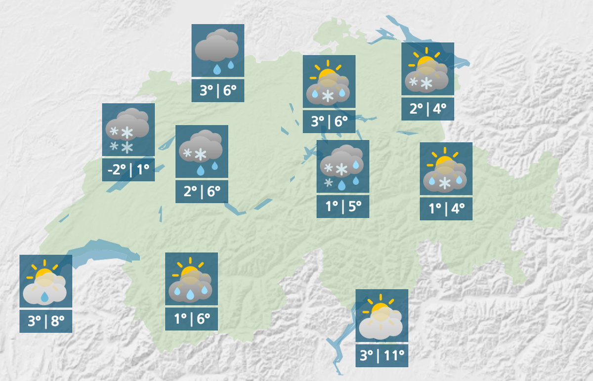 Jetzt sind ein paar Schneeflöckli mehr dazugekommen.