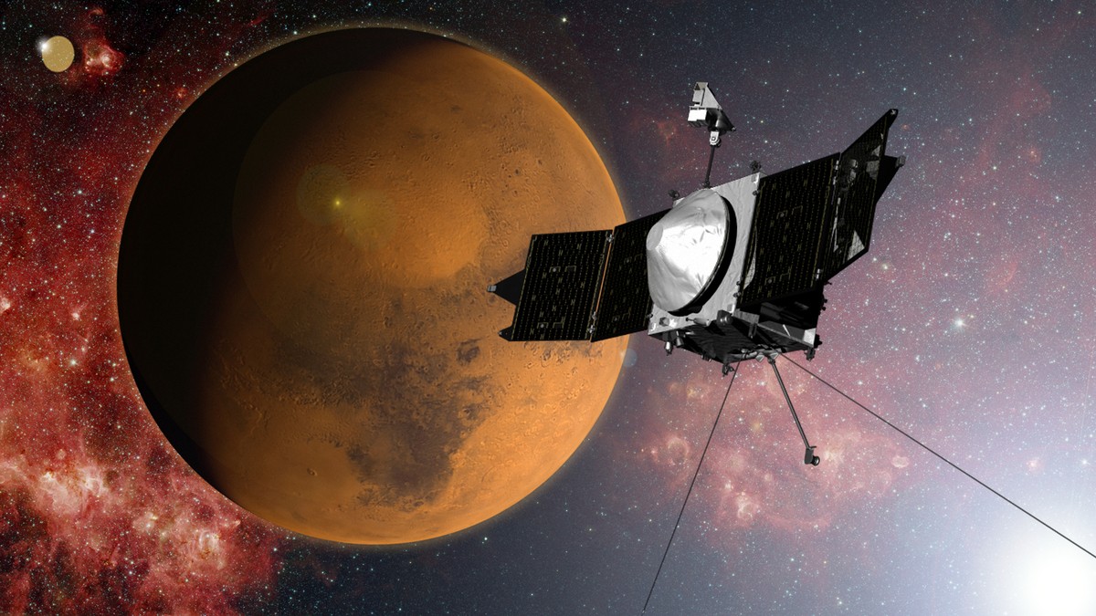 Maven ist beim Mars angekommen.