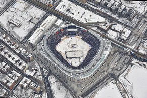 Das Yankees-Stadion für einmal in NHL-Hand.