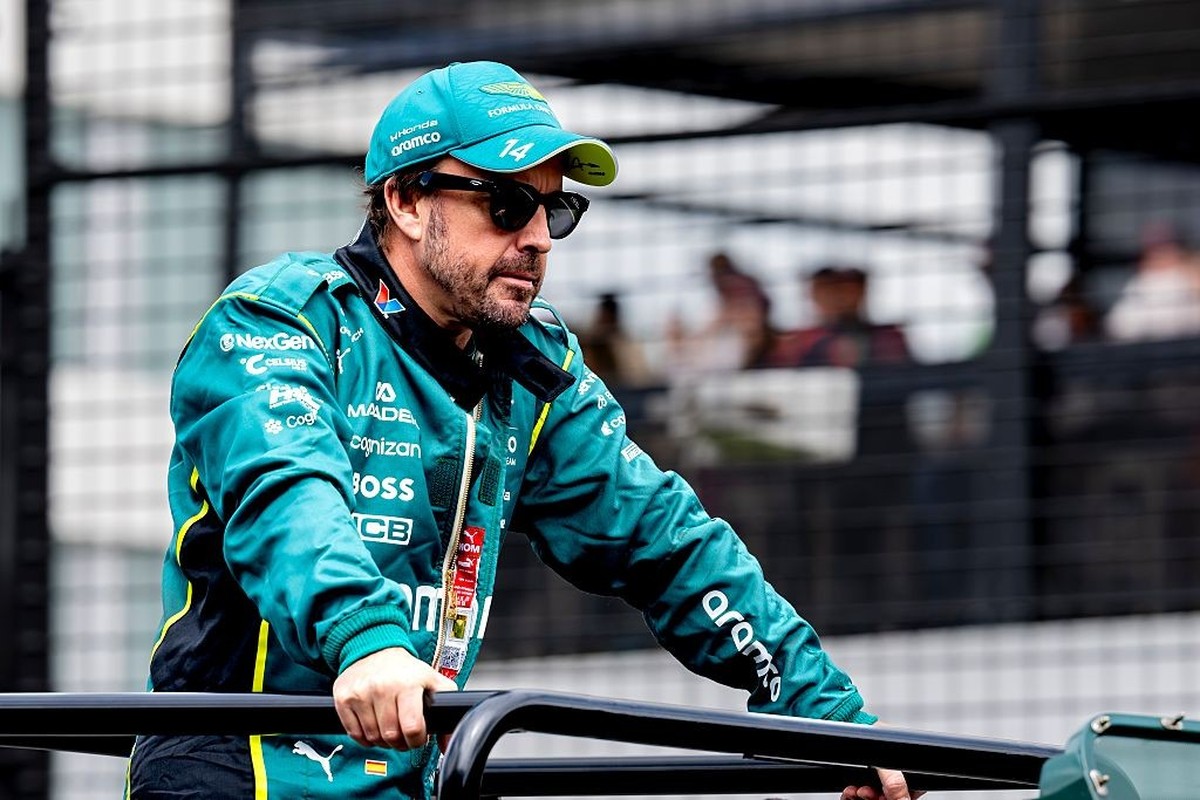 Formula 1 driver Fernando Alonso of the Aston Martin Aramco Formula 1 Team participates in the Formula 1 Melbourne race at Albert Park in Melbourne, Australia, on March 8, 2025. (Photo by Marcel van D ...