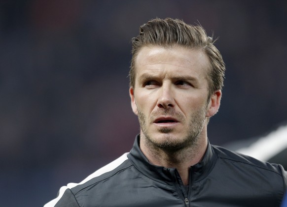 Schaute nur selten in den Himmel: David Beckham.