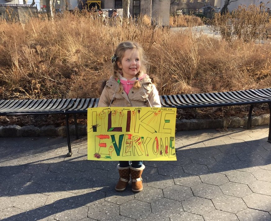 Der herzigste Protest – in New York.