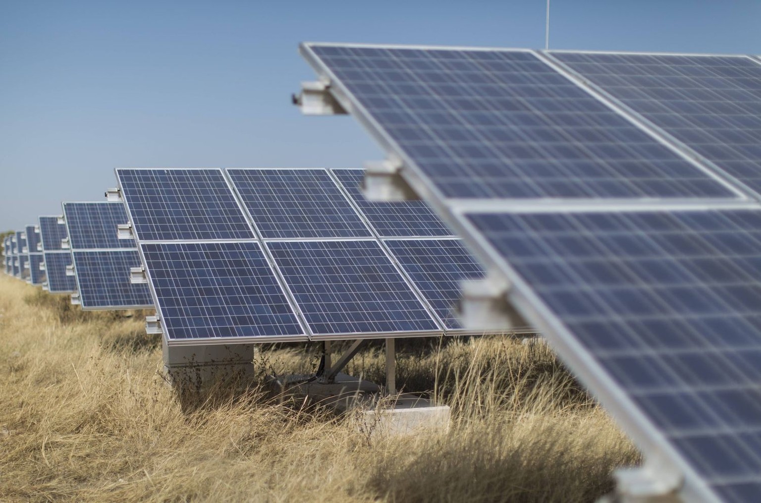Solaranlage in Tsumke / Namibia . 19.05.2013 Tsumke Namibia PUBLICATIONxINxGERxSUIxAUTxONLY Copyright: xThomasxImox

Solar system in Namibia 19 05 2013 Namibia PUBLICATIONxINxGERxSUIxAUTxONLY Copyri ...