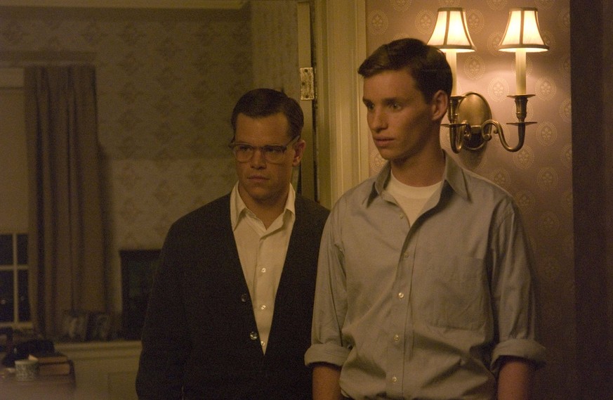 MATT DAMON as Edward Wilson and EDDIE REDMAYNE as Edward Wilson, Jr. in the untold story of the birth of the CIA, &amp;quotThe Good Shepherd&amp;quot. THE GOOD SHEPHERD MATT DAMON as Edward Wilson and ...