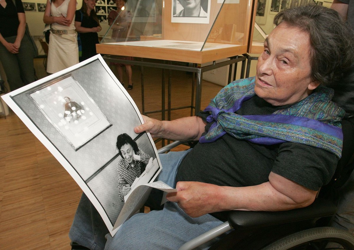 ABD0059_20161111 - WIEN - ÖSTERREICH: Ilse Aichinger im Rahmen der Austellung "Ilse Aichinger-Fotografien von Stefan Moses" am Montag, 16. Juli 2007, im Literaturhaus in Wien. Ilse Aichinger ...