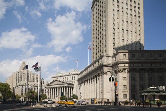 State Supreme Court Building, US Courthouse, Manhattan, Foley Square, New York, USA, America.