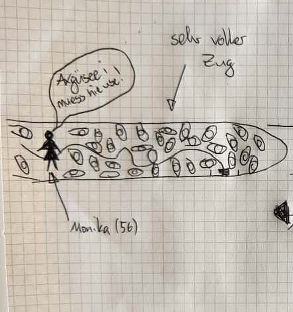Michael Shepherd sagt, was er blöd findet im Zug