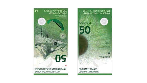 Entwurf: Etwa so könnte die neue 50er Note aussehen.