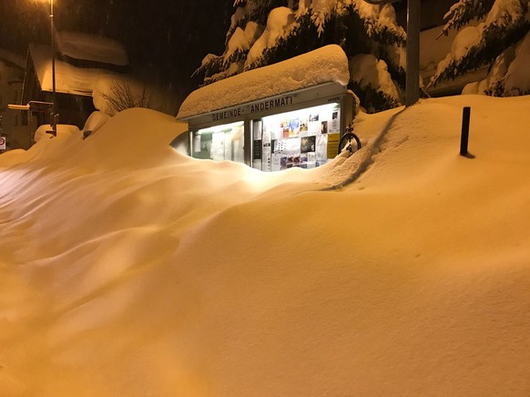 *** USER WILL ANONYM BLEIBEN ***
Winterlandschaft Andermatt