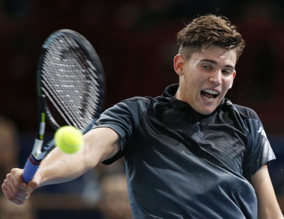 Talent Dominic Thiem zeigt sein Können.