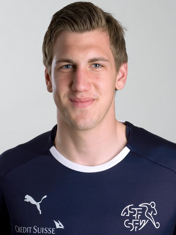 Portrait von Rene Borkovic, Spieler der Schweizer U17 Nationalmannschaft, aufgenommen am Dienstag, 22. April, 2008 im Stade St. Leonard, Freiburg. (KEYSTONE/Alessandro della Valle)