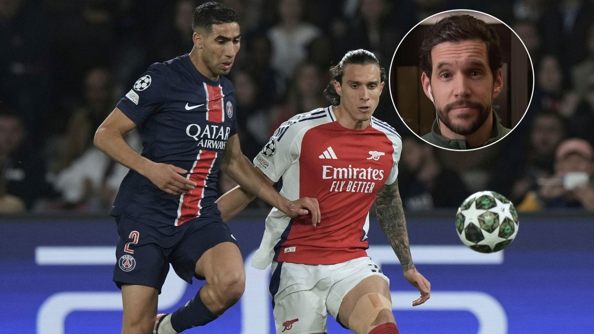 Cédric Moret (médaillon) a vécu une mésaventure lors du match PSG-Arsenal mercredi.