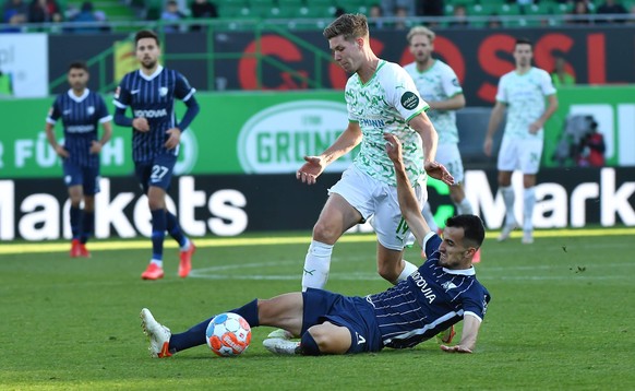 Cedric Itten kam gegen Bochum kaum zu torgefährlichen Szenen.