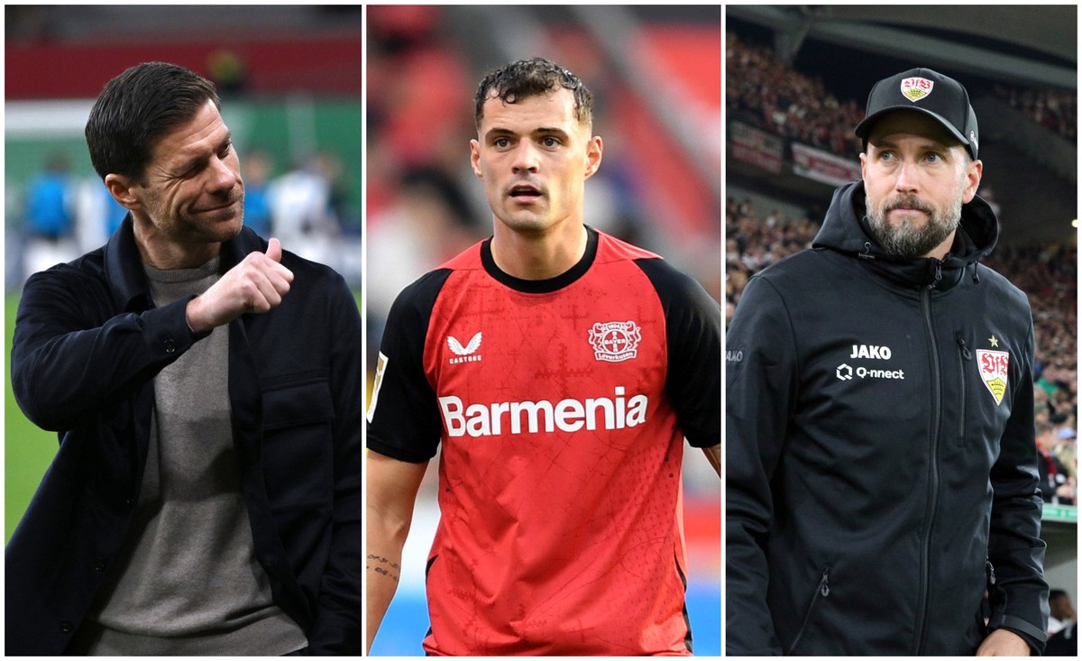 Noch ist Xabi Alonso der Trainer von Granit Xhaka – wird es in Zukunft Stuttgarts Sebastian Hoeness (v. l.) sein?