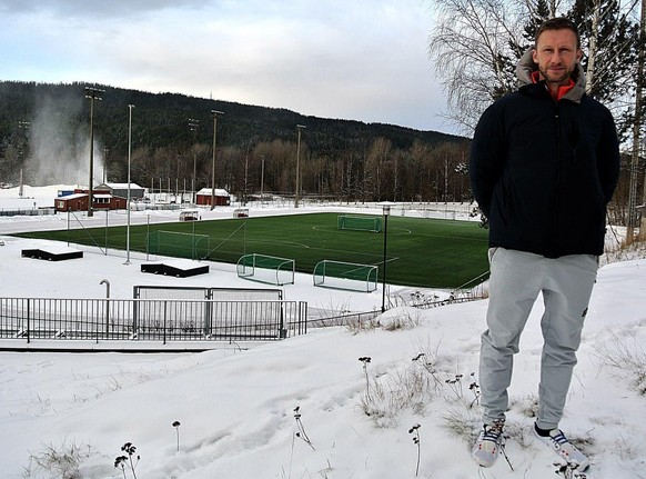 Jan Wojtaszek auf dem Gelände des Olympiatoppen am Rande von Oslo.