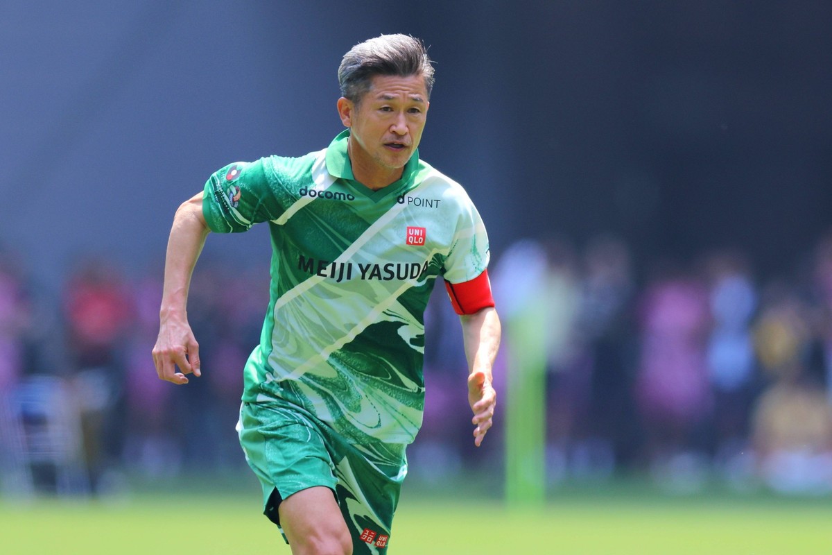 Kazuyoshi Miura J2/J3 EAST-B, JUNE 13, 2026 - Football / Soccer : J.LEAGUE ALL-STAR DAZN CUP 1st round match between J2/J3 EAST-A and J2/J3 EAST-B at the MUFG STADIUM in Tokyo, Japan. Noxthirdxpartyxs ...