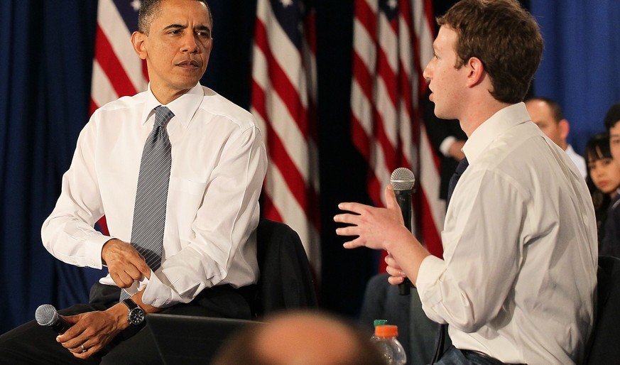 Nach dem NSA-Skandal: Die Beziehung zwischen US-Präsident Barack Obama und Facebook-Chef Mark Zuckerberg hat sich abgekühlt.