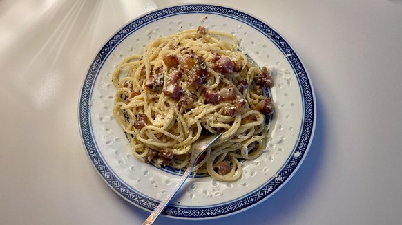 pasta alla gricia amatriciana lazio guanciale pecorino essen food italien rom kochen