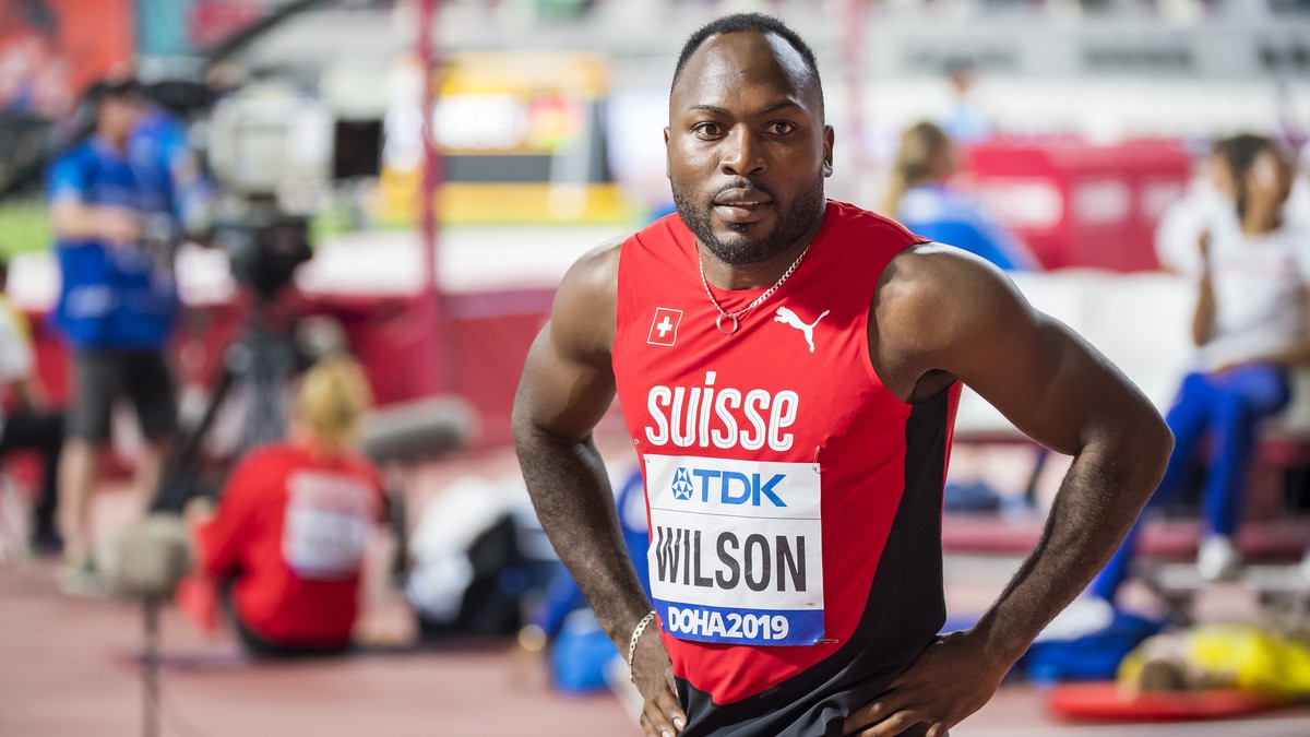 ARCHIV --- ZUR MELDUNG, DASS DER SPRINTER ALEX WILSON EINE 4-JAEHRIGE SPERRE UND EINE GELDSTRAFE WEGEN DOPING ERHAELT, STELLEN WIR IHNEN FOLGENDES BILDMATERIAL ZUR VERFUEGUNG --- Alex Wilson from Swit ...