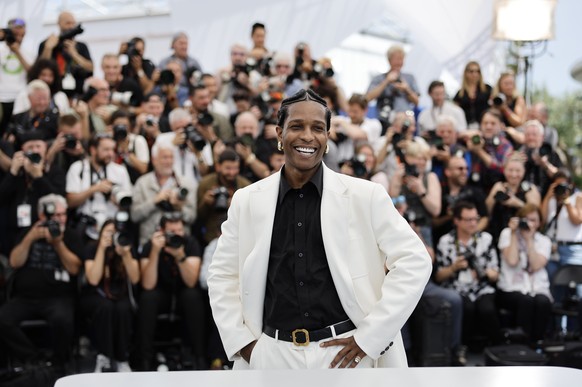 epa12116881 ASAp Rocky attends the photocall for 'Highest 2 Lowest' during the 78th annual Cannes Film Festival, in Cannes, France, 19 May 2025. The film festival runs from 13 to 24 May 2025 ...