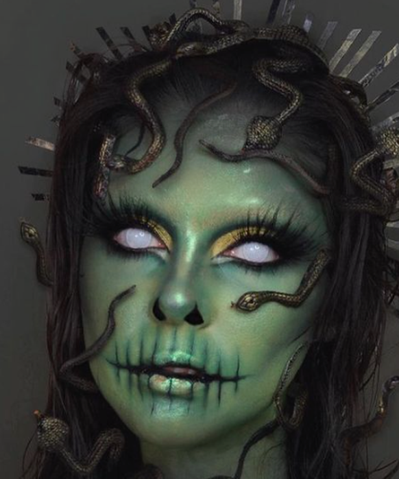 This look is more on the makeup artist level.