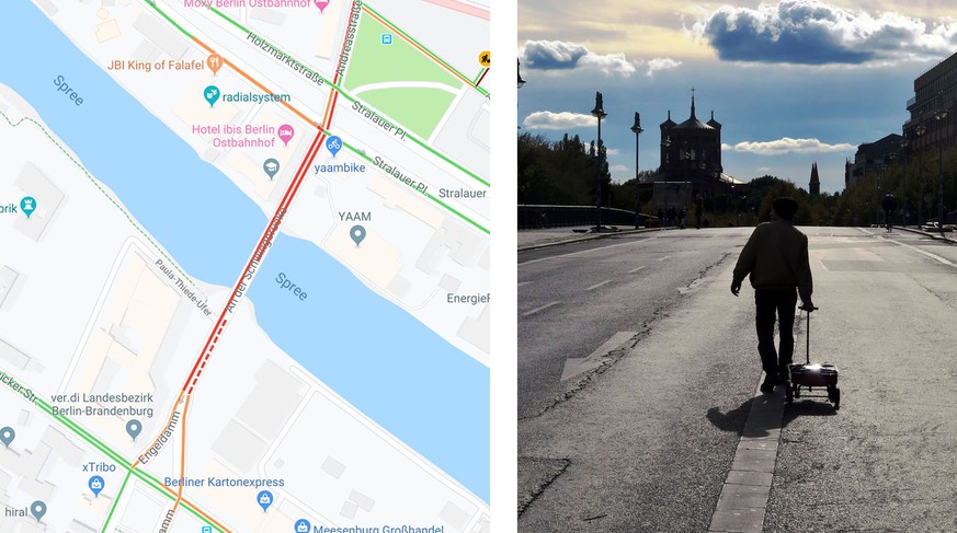 So einfach fabriziert man auf Google Maps (angeblich) einen Verkehrsstau