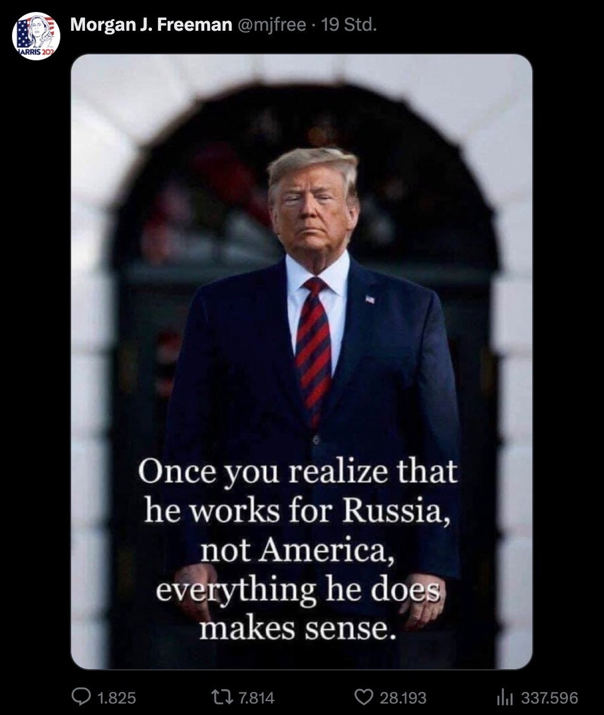 Tweet zu Trump