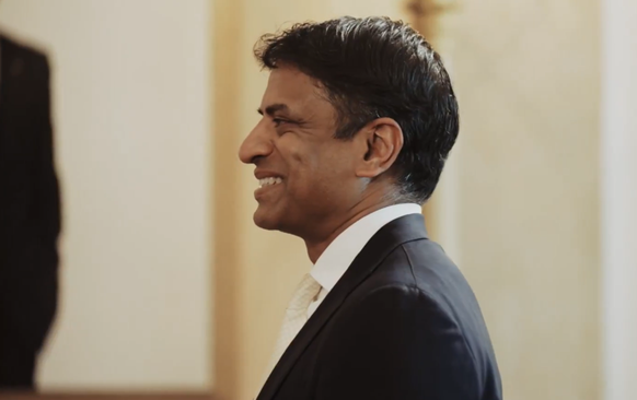 Vas Narasimhan im Werbe-Video von Donald Trump, 05.05.2025